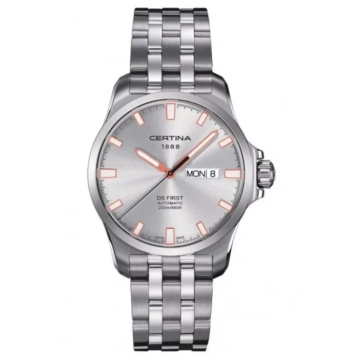 Hodinky pánske CERTINA DS FIRST AUTOMATIC, DAY-DATE 200m Hodinky pánske CERTINA DS FIRST AUTOMATIC, DAY-DATE 200m