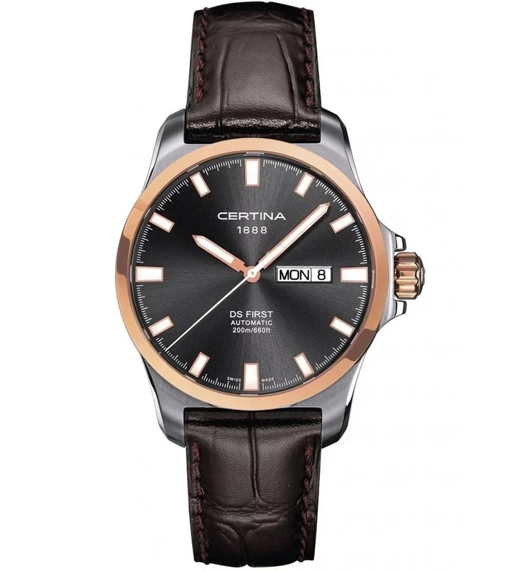 Hodinky pánske CERTINA DS FIRST AUTOMATIC, DAY-DATE 200m Hodinky pánske CERTINA DS FIRST AUTOMATIC, DAY-DATE 200m