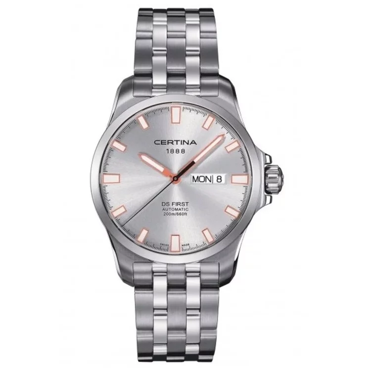Hodinky pánske CERTINA DS FIRST AUTOMATIC, DAY-DATE 200m Hodinky pánske CERTINA DS FIRST AUTOMATIC, DAY-DATE 200m