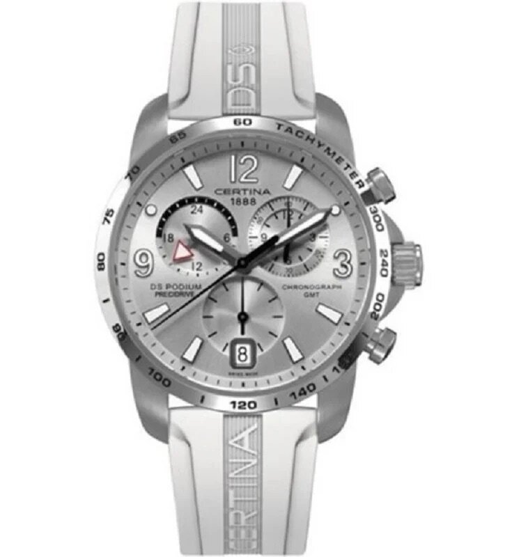 Hodinky pánske CERTINA DS PODIUM PRECIDRIVE CHRONOGRAPH GMT Aluminium