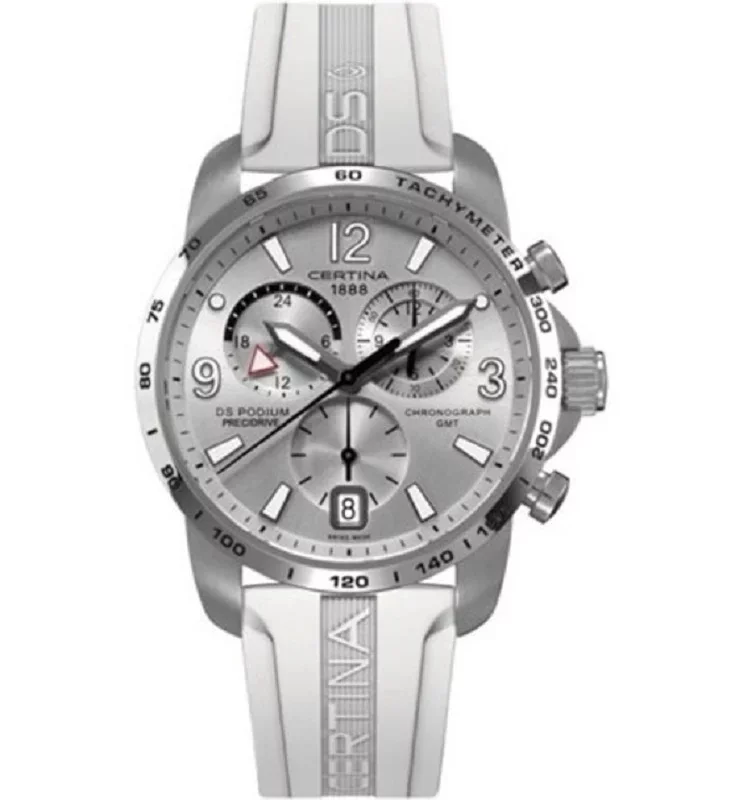 Hodinky pánske CERTINA DS PODIUM PRECIDRIVE CHRONOGRAPH GMT Aluminium Hodinky pánske CERTINA DS PODIUM PRECIDRIVE CHRONOGRAPH GMT Aluminium