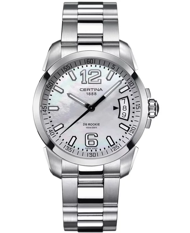 Hodinky pánske CERTINA DS ROOKIE Siliver, Date Hodinky pánske CERTINA DS ROOKIE Siliver, Date