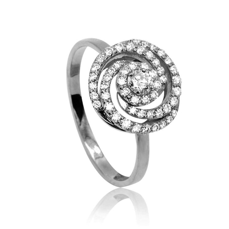 Luxusný diamantový prsteň Gloria LRG776.WS