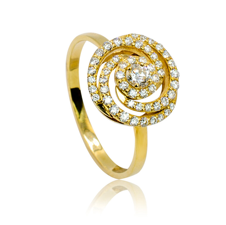Luxusný diamantový prsteň LRG771.WS