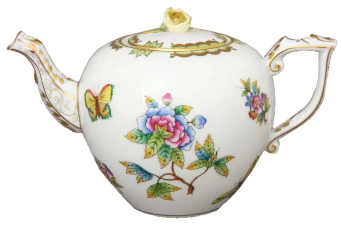 Porcelánová konvička na čaj vzor Queen Victoria HP098.VBO Porcelánová konvička na čaj vzor Queen Victoria HP098.VBO
