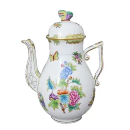 Porcelánová konvička na kávu vzor Queen Victoria HP099.VBO