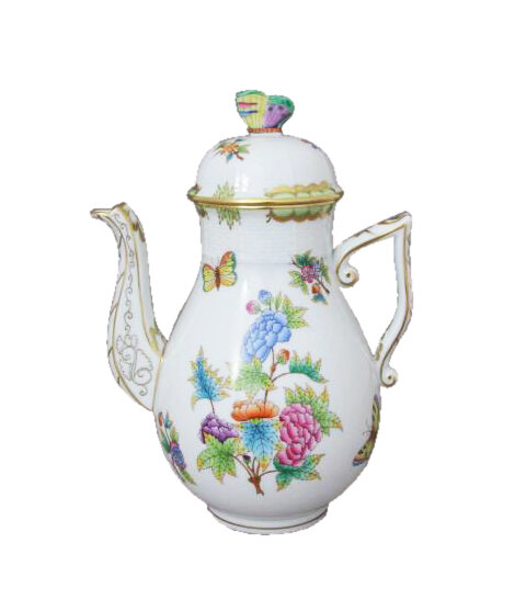 Porcelánová konvička na kávu vzor Queen Victoria HP099.VBO