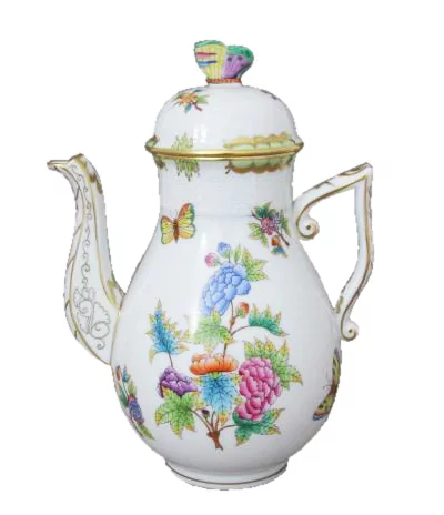 Porcelánová konvička na kávu vzor Queen Victoria HP099.VBO