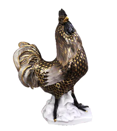 Porcelánová soška kohút HP102.VHNOR Porcelánová soška kohút HP102.VHNOR