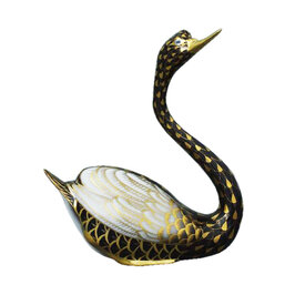 Porcelánová soška labuť HP078.VHNOR