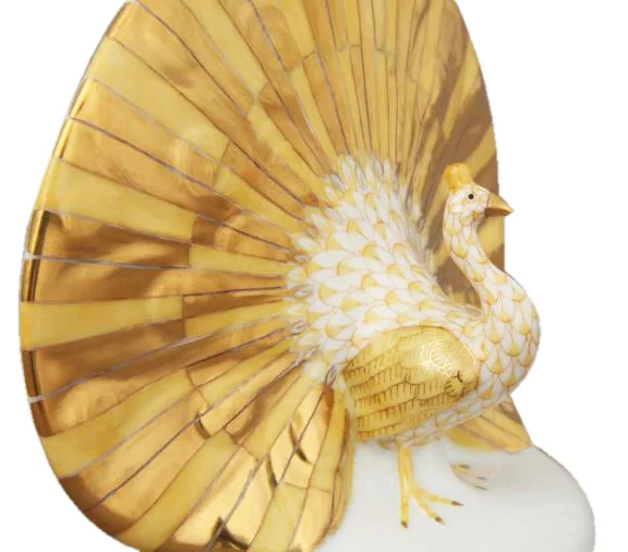 Porcelánová soška páv HP065.VHJ Porcelánová soška páv HP065.VHJ