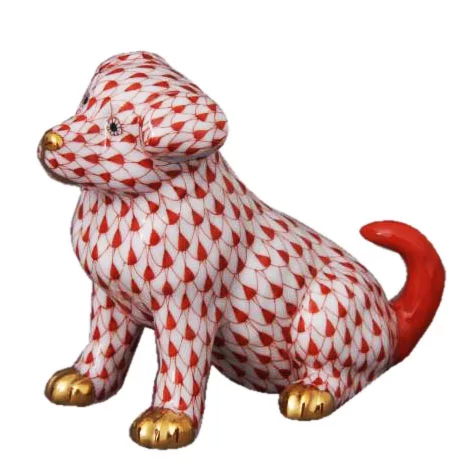 Porcelánová soška psík HP037.VH Porcelánová soška psík HP037.VH