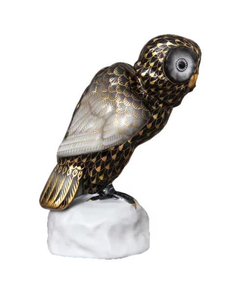 Porcelánová soška sova HP076.VHNOR Porcelánová soška sova HP076.VHNOR