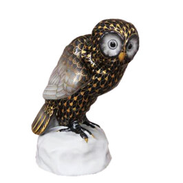 Porcelánová soška sova HP076.VHNOR
