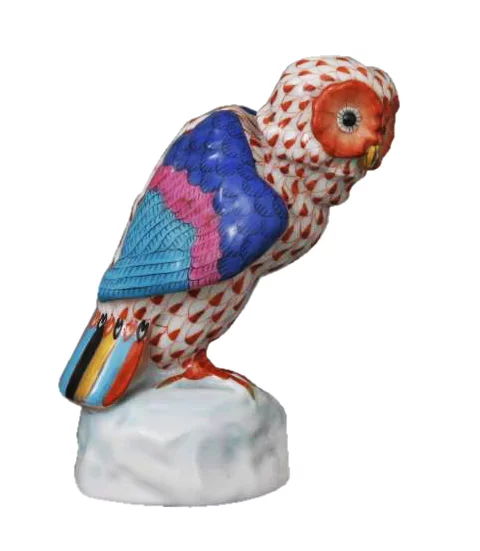Porcelánová soška sova HP077.VH Porcelánová soška sova HP077.VH