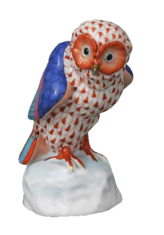 Porcelánová soška sova HP077.VH