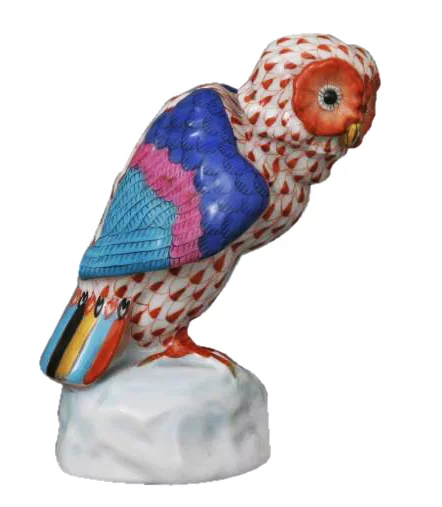 Porcelánová soška sova HP077.VH Porcelánová soška sova HP077.VH