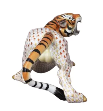 Porcelánová soška tiger HP115.VHSP34 Porcelánová soška tiger HP115.VHSP34