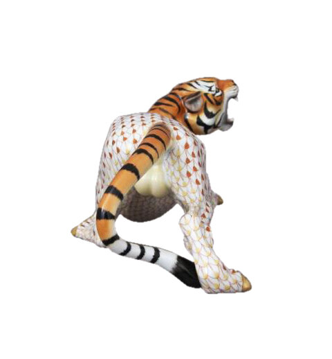 Porcelánová soška tiger HP115.VHSP34