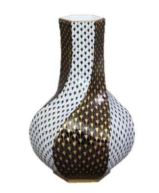 Porcelánová váza vzor fishscale HP111.VHVT1