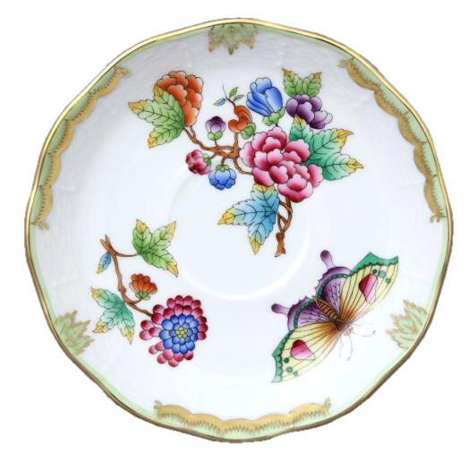 Porcelánový set šálok s podšálkami 2 kusy vzor Queen Victoria HP130.VBO