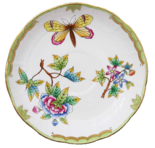 Porcelánový set šálok s podšálkami 2 kusy vzor Queen Victoria HP137.VBO