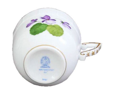 Porcelánový set šálok s podšálkami 2 kusy vzor Violet HP136.VIOLET