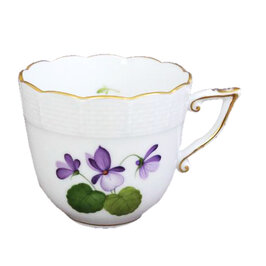 Porcelánový set šálok s podšálkami 2 kusy vzor Violet HP136.VIOLET