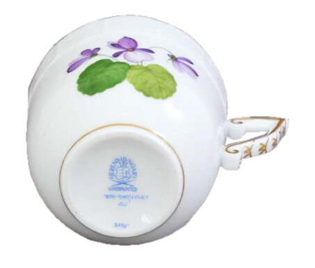 Porcelánový set šálok s podšálkami 2 kusy vzor Violet HP136.VIOLET