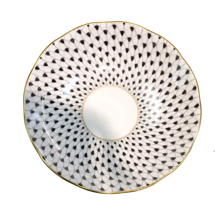 Šálka s podšálkou vzor fishscale HP139.VHN Šálka s podšálkou vzor fishscale HP139.VHN