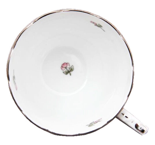 Šálka s podšálkou vzor Queen Victoria Platinum HP125.VBOGX1PT
