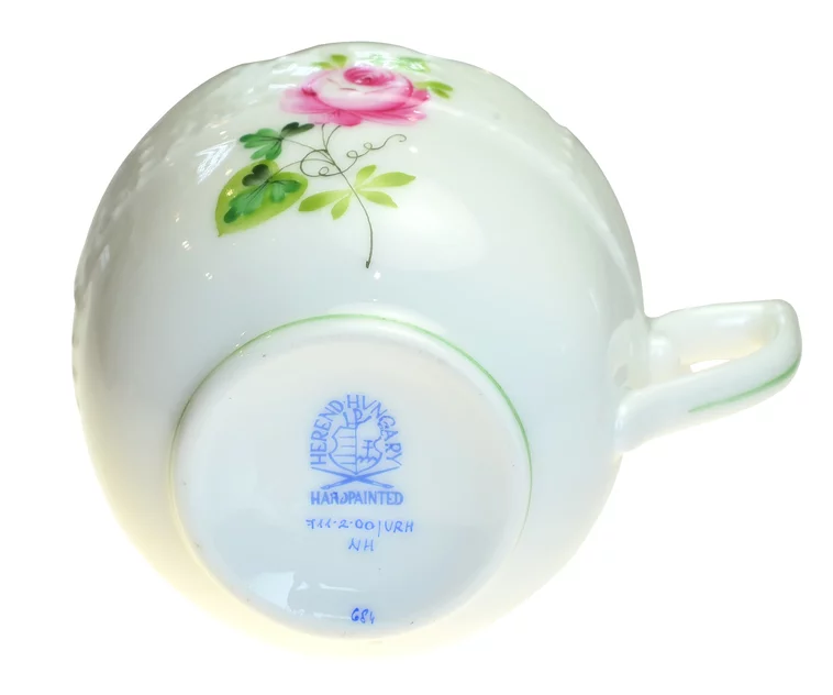 Šálka s podšálkou vzor Vieille Rose De Herend HP060.VRH Šálka s podšálkou vzor Vieille Rose De Herend HP060.VRH