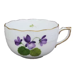 Šálka s podšálkou vzor Violet HP086.VIOLET