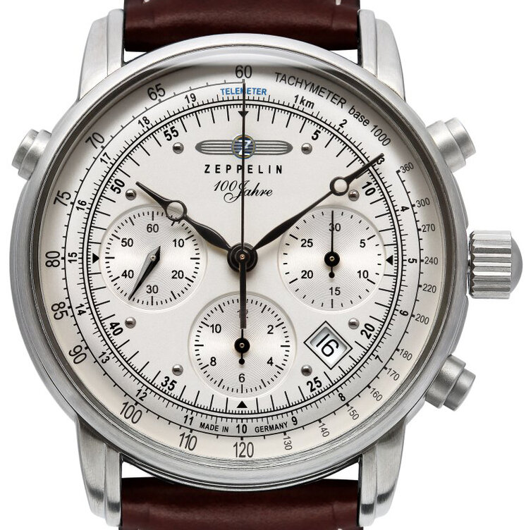 Zeppelin pánske hodinky Chronometer Glashuette Observatory 7620-1 W034.ZPX