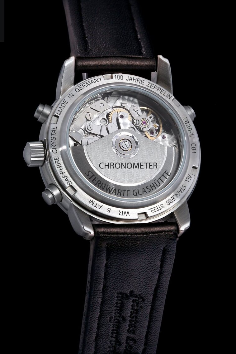 Zeppelin pánske hodinky Chronometer Glashuette Observatory 7620-1 W034.ZPX