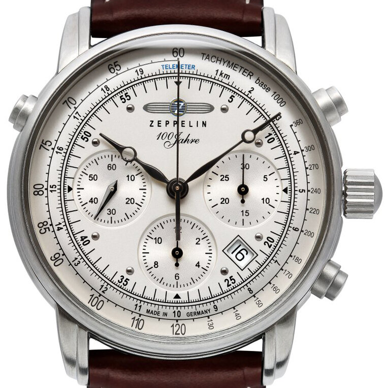 Zeppelin pánske hodinky Chronometer Glashuette Observatory 7620-1 W034.ZPX