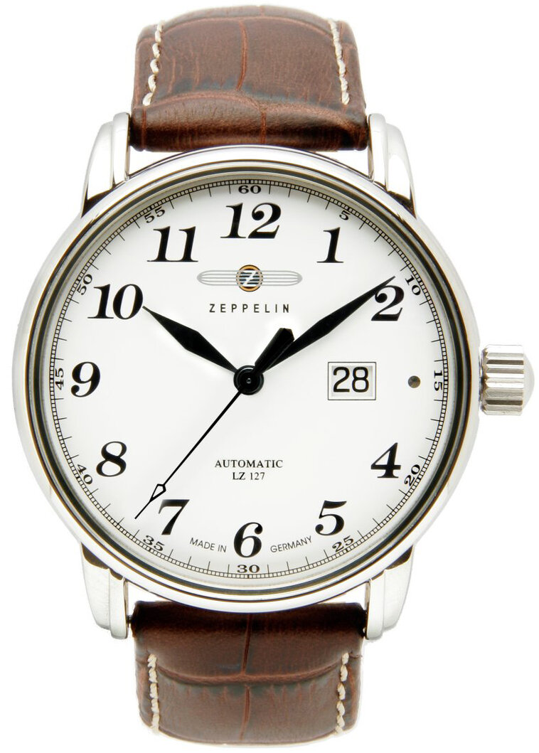 Zeppelin pánske hodinky Chronometer Glashuette Observatory 7650-1 W035.ZPX