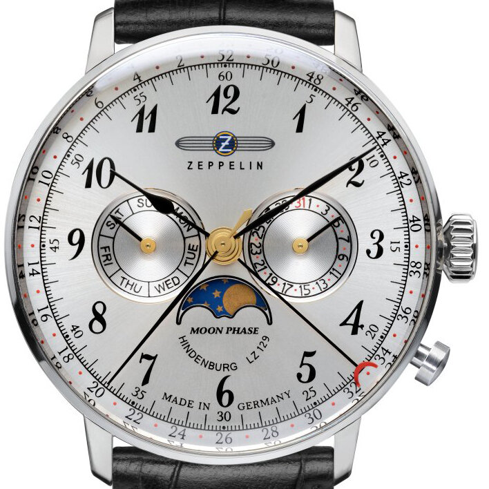 Zeppelin pánske hodinky LZ 129 Hindenburg Moonphase 7036-1 W121.ZPX