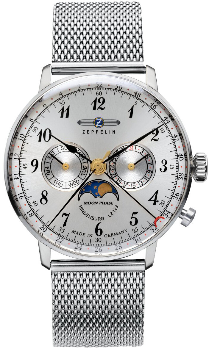 Zeppelin pánske hodinky LZ 129 Hindenburg Moonphase 7036M-1 W123.ZPX