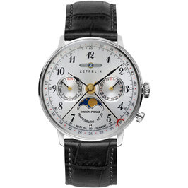 Zeppelin pánske hodinky LZ 129 Hindenburg Moonphase 7037-1 W125.ZPX