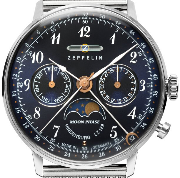 Zeppelin pánske hodinky LZ 129 Hindenburg Moonphase 7037M-3 W128.ZPX