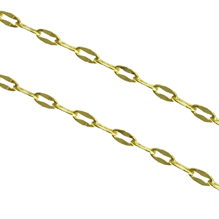 Zlatá retiazka Rolo, 45 cm