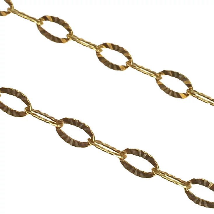 Zlatá retiazka Rolo, 45cm