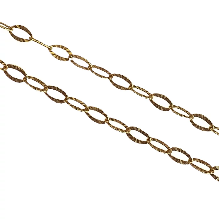 Zlatá retiazka Rolo, 45cm LCH118.TRB