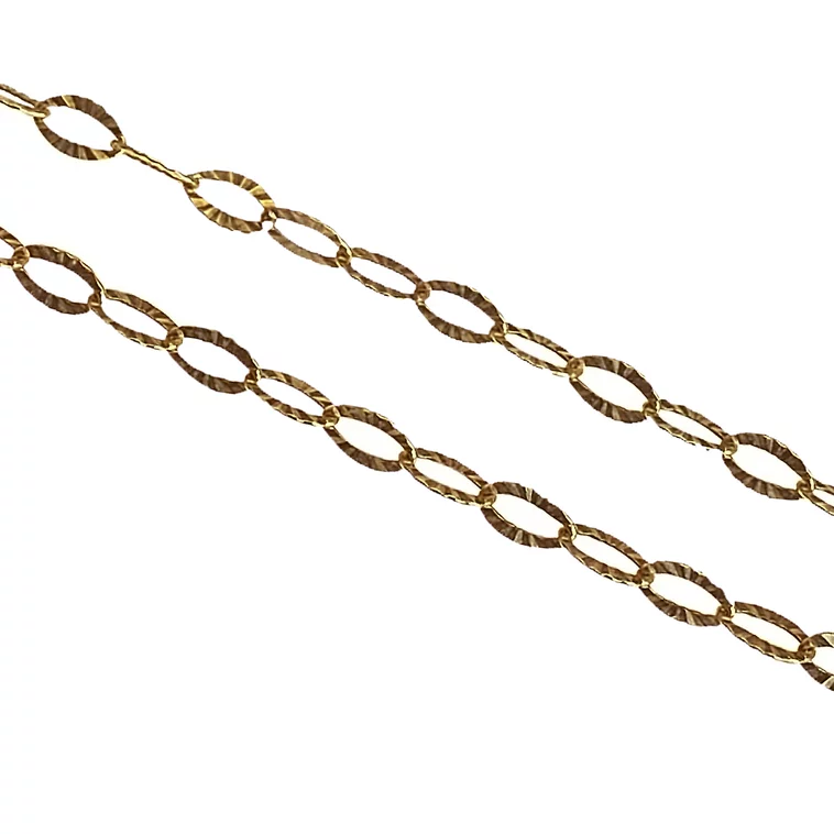 Zlatá retiazka Rolo, 45cm LCH118.TRB