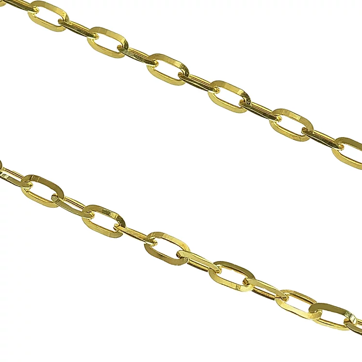 Zlatá retiazka Rolo, 50cm LCHP052.TRB Zlatá retiazka Rolo, 50cm LCHP052.TRB