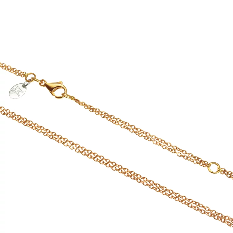 Zlatá retiazka Rolo double rose LCH112.MOB