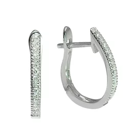 Zlaté náušnice Moraglione 1922 s diamantmi Zlaté náušnice Moraglione 1922 s diamantmi
