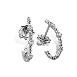 Zlaté náušnice Moraglione 1922 s diamantmi Zlaté náušnice Moraglione 1922 s diamantmi