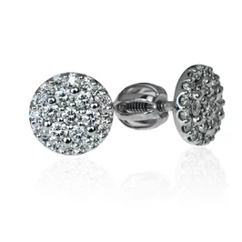 Zlaté náušnice s diamantmi Daisy Zlaté náušnice s diamantmi Daisy